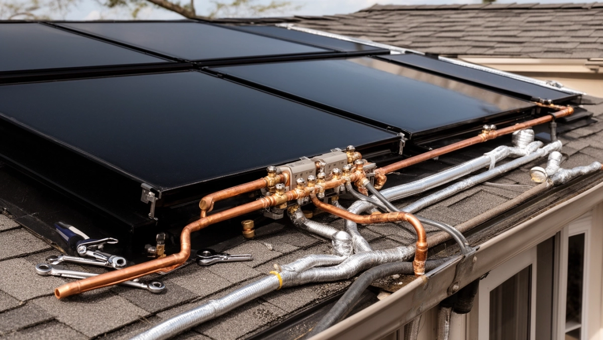 jak podłączyć kolektory słoneczne