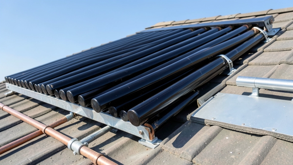 montaż kolektora słonecznego