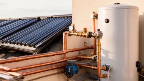 podłączenie kolektora słonecznego do bojlera