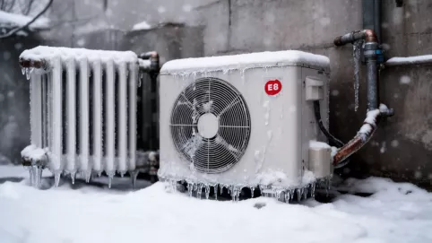 Pompa ciepła błąd przepływu wody E8